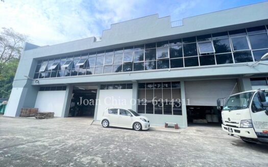 For Sale Kawasan Perindustrian Tampoi ,Single Storey Detached Factory Corner Lot 淡杯独立式角头工厂出售