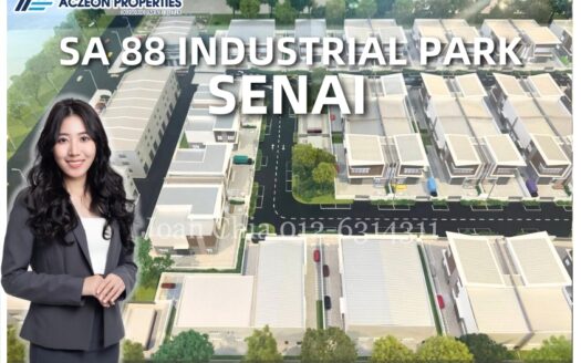 Senai Industrial Park,SA88 New Semi Detached Factory