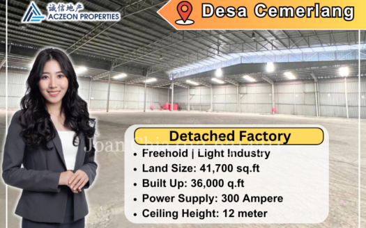 Taman Desa Cermelang, Detached Factory