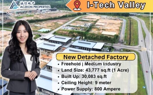 I tech valley, Silc / Gelang Patah #1acre, Medium Industry Factory – Build To Suit Project