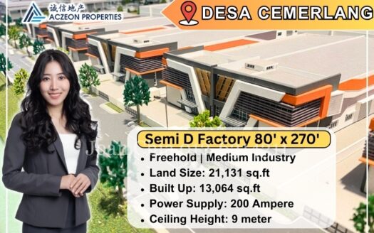 Frontier Industrial Park @ Desa Cemerlang, Semi Detached Factory